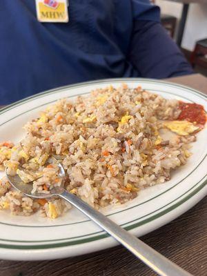 Beef fried rice