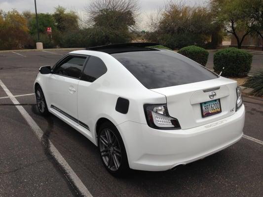 limo tinted back