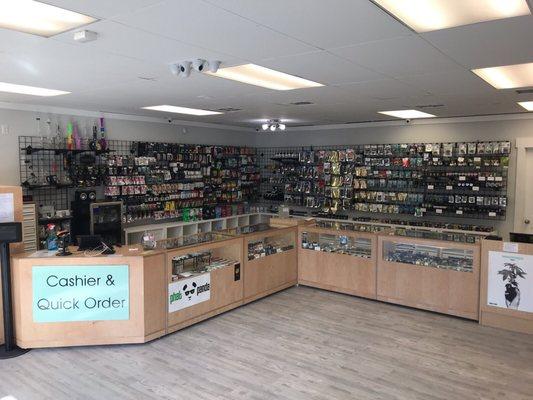 Come check out our huge selection of quality cannabis products,with knowledgeable staff to help with your purchases.