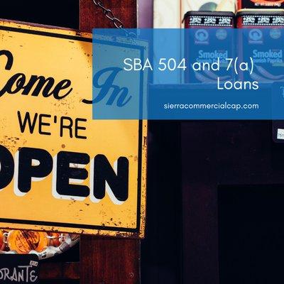 SBA 504 and 7(a) Loans for Small Businesses