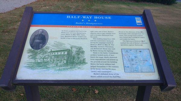 Halfway House Historical Marker, Richmond VA