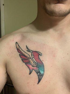 Custom ILLENIUM tattoo by Josh Wiley