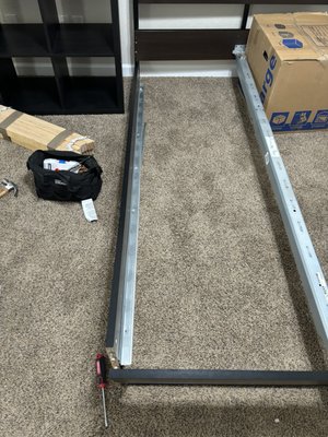 Unable to build back my bed frame due to missing parts