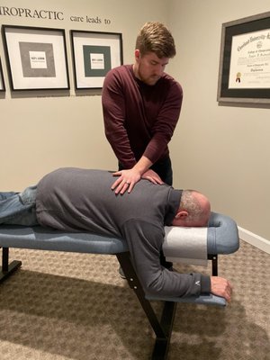 Chiropractic Adjustment with Dr. Frederick