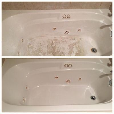 Tub deep cleaning