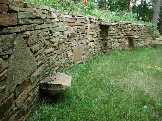 Retaining Wall using Napoleon Stone