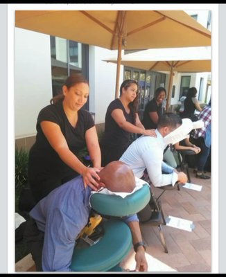 Chair massage at your office or event