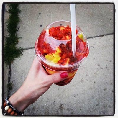 Mangonada! Perfect for a hot, summer day.