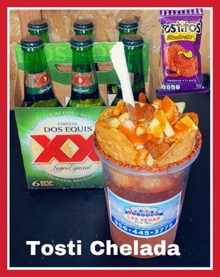 Tosti Chelada only @las Vegas drive Thru