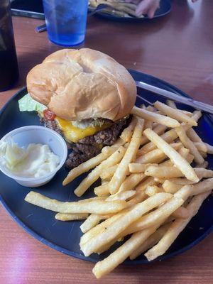 Smash burger and fries!