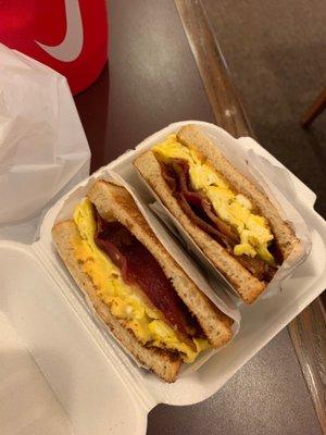 Bacon egg and cheese