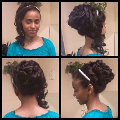 Wedding updo