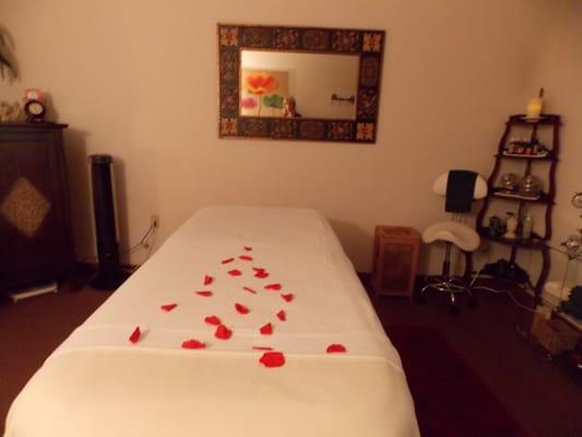 Enjoy a relaxing massage in our beautifully appointed massage studio.