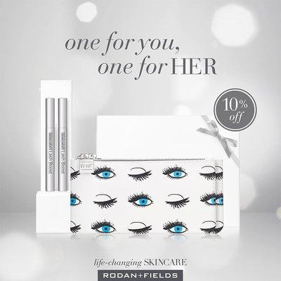 Buy one - Give one. Every girl's dream to have longer, fuller, darker, thicker looking lashes. Lashes that are 100% their own.