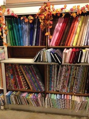 We carry quilt prints and solids