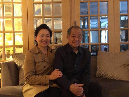 Feifei returned back from China study with Master Wu,Shengan