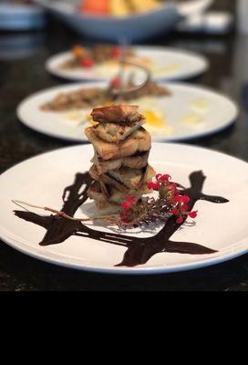 Brilliant Presentation of simple French Toast for a Private Brunch Gathering in Greenwich, CT