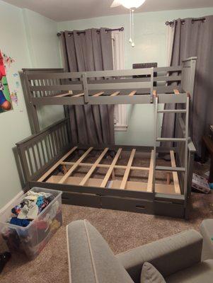 They even put my nephew's bed together.  I was stressed out cause I definitely was not sure what to do