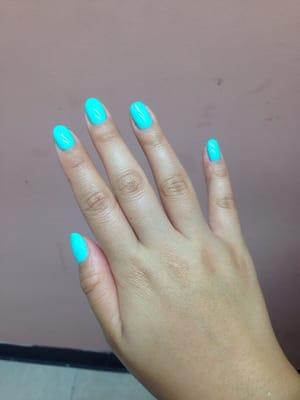 UV gel done for $25, you get a free pedicure when you get a UV gel manicure done!