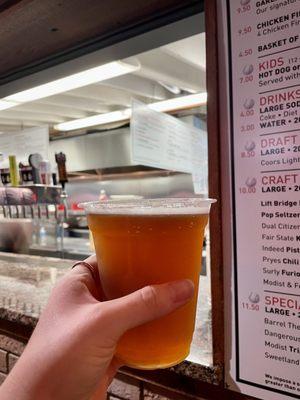 Mini donut beer