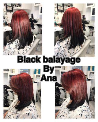 Black balayage