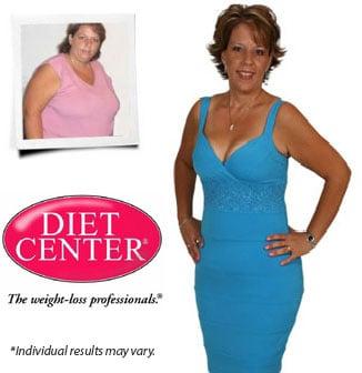 Val lost 109 lbs with the help of Diet Center!