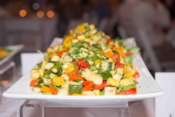 July 2016 Summer Party- Warm chopped grilled vegetables