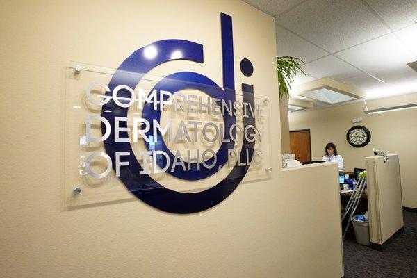 Inside of Comprehensive Dermatology Of Idaho offices in Nampa, Idaho.