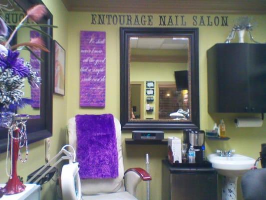 Inside Entourage Nail Salon, Ste #32