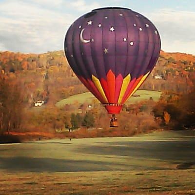 Tree top skimming! Great way to see VT landscape and wildlife in a non-intrusive cruise.