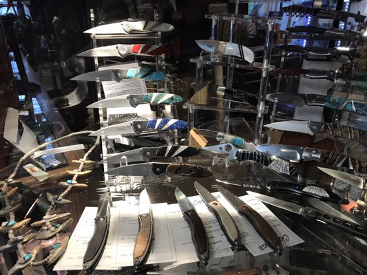 Some incredible knives here in this store.