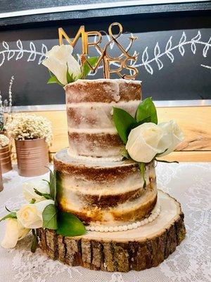 Bride & Groom Cake