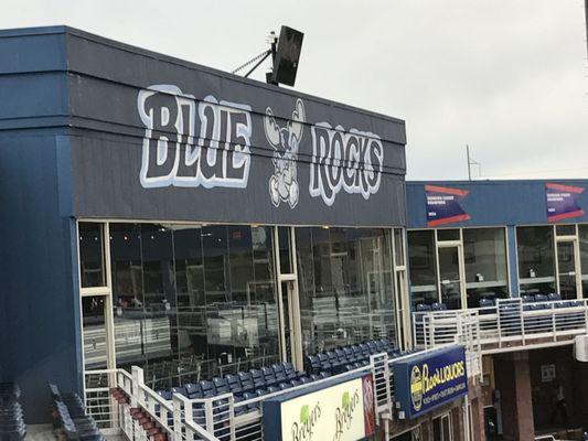 Company outing at the Blue Rocks...