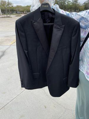 He fixed up my tuxedo jacket really well!