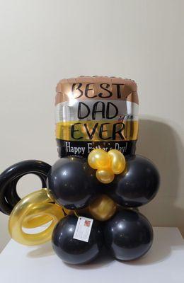 Best Dad Ever balloon bouquet