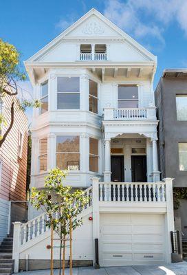 The beautiful Victorian facade at 929-931 Hayes - Helped Buyers in 2018