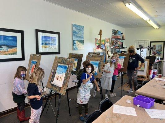 Children enjoy Art Camp