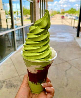 Matcha parfait sooooo good!!!!!