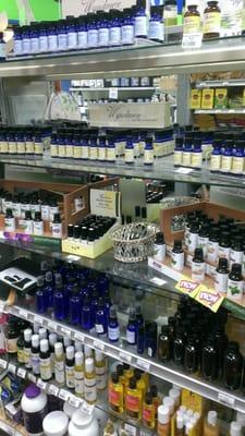 We carry a variety of essential oils as well as top brand supplements and natural makeup. We provide great customer service!