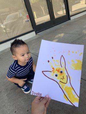 My grandson first day at Circle Time. We overstayed a little bit during the drop off but the Teachers were nice & understanding.