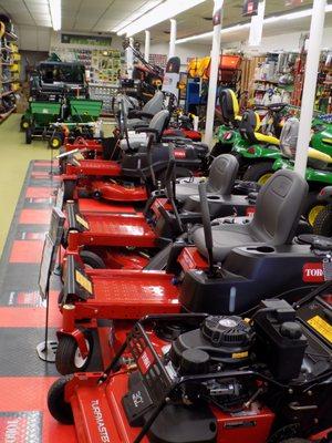 Toro residential and Toro commercial zero turn mowers