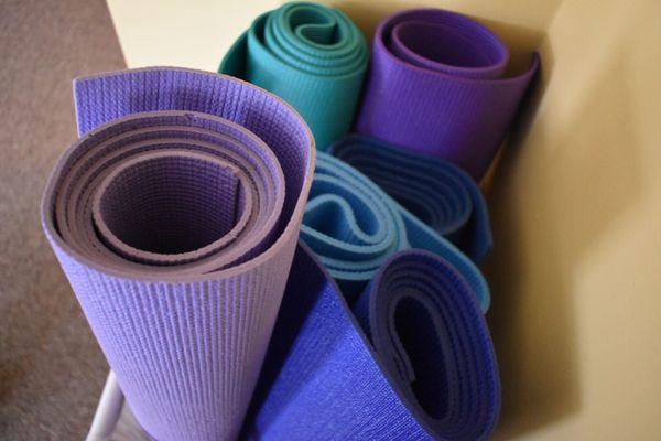 Yoga, Wednesday's @4:45pm or 6:15pm. We have a mat for you!