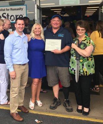 Habitat for Humanity Restore Ribbon Cutting