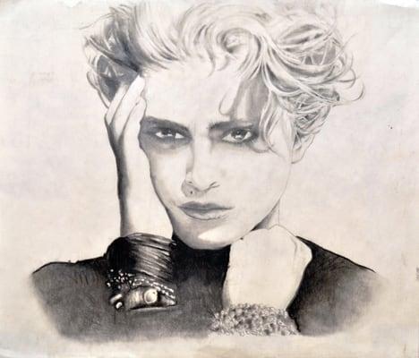 Madonna Commissioned Drawing - www.LutzMultimedia.com