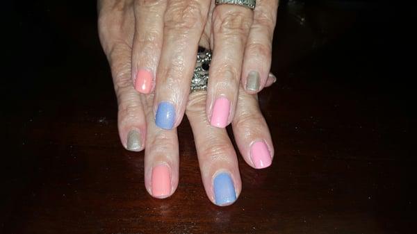 The New Orleans Gel colors, call or message me, and receive  $10 off new clients.