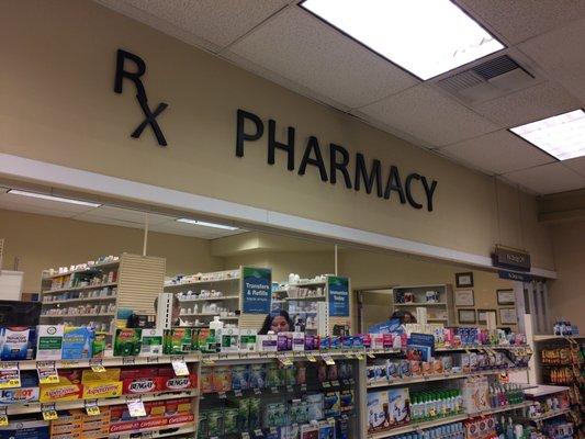 The pharmacy inside Albertsons on Dyer and Hondo Pass.