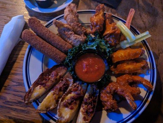 Sampler platter