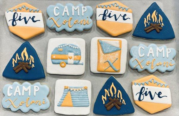 Glamping Custom Cookies