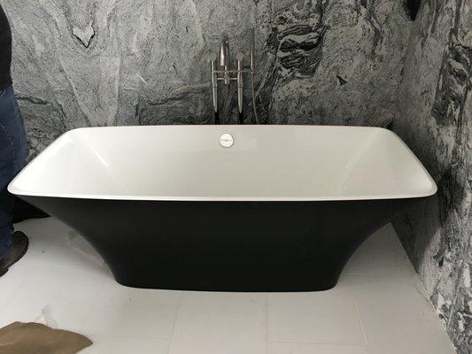 Tub installation