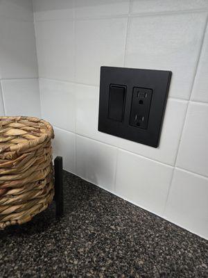 Upgraded outlets in my kitchen!